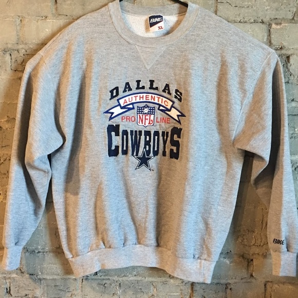 dallas cowboys embroidered sweatshirt